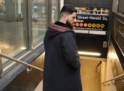 Nazwa coat in the city